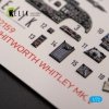 KELIK K72159 ARMSTRONG WHITWORTH WHITLEY MK.V - interior 3D decals for Airfix kit 1/72